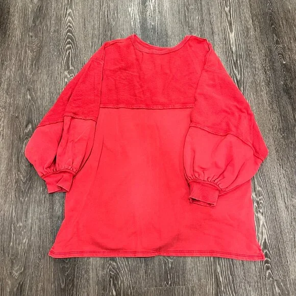 Free People "We The Free" Coastal Solid Crew Oversized Ribbed Dress - Picture 5 of 7